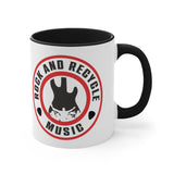 Rock and Recycle Music Coffee Mug, 11oz