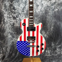 Glen Burton LP Style American Flag w/HSC