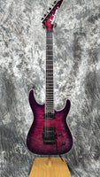 Jackson Pro Plus Series Dinky DKAQ Transparent Purple Burst