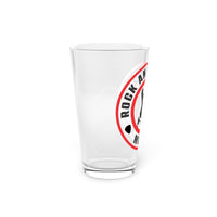 Rock and Recycle Music Pint Glass - 16oz Drinkware for Music Lovers