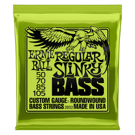 Ernie Ball Regular Slinky Nickel Wound Electric Bass Strings 50-105