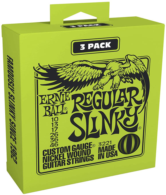 Ernie Ball Regular Slinky 10-46 (3 Pack)