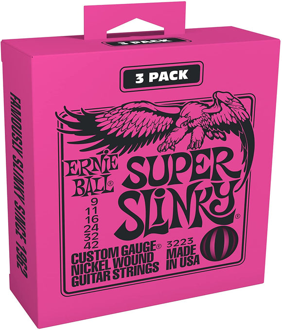 Ernie Ball Super Slinky 9-42 (3 Pack)