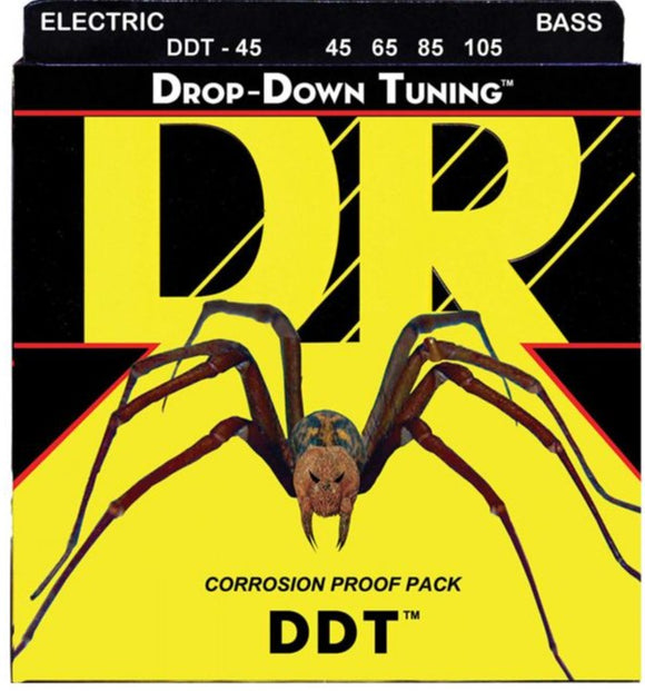 DR DDT™ Drop Down Tuning Bass Strings: Medium 45-105